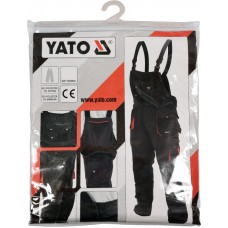 YATO Pantaloni de lucru cu pieptar 2XL..